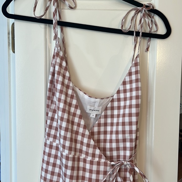 Song of Style Gingham Midi dress - Picture 5 of 6